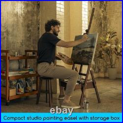 Studio H Frame Easel with Art Supply Storage Drawer Adjustable 60 75 Solid