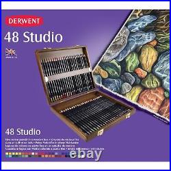 Studio Pencils, 3.4Mm Core, Wooden Box, 48 Count (0700822)