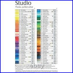 Studio Pencils, 3.4Mm Core, Wooden Box, 48 Count (0700822)