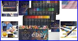 Superior 120 Colour Art Pencil Set with Blending Guidance & Presentation Tin