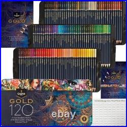 Superior 120 Colour Art Pencil Set with Blending Guidance & Presentation Tin