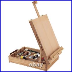 Table Easel and Sketch Box Oiled Beechwood, Soho 8 Pack
