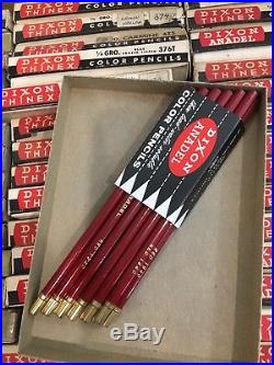 Thinex colored pencils Vintage with boxes New old stock Mixed colors lot of 800+