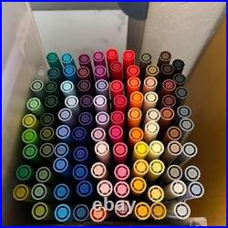 Tombow 56179 Dual Brush Pen Art Markers, 108 Color Set + Marker Case