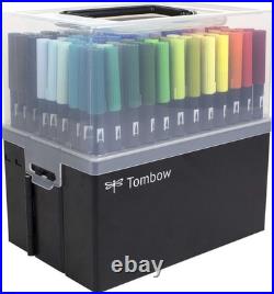 Tombow 56179 Dual Brush Pen Art Markers, 108 Color Set + Marker Case Tombow 56179 Dual Brush Pen Art Markers, 108 Color Set + Marker Case