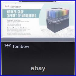 Tombow 56179 Dual Brush Pen Art Markers, 108 Color Set + Marker Case