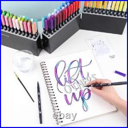 Tombow 56179 Dual Brush Pen Art Markers, 108 Color Set + Marker Case