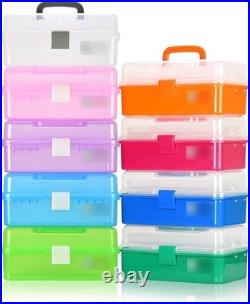 Tool Organizer Box, Toolbox Portable Tool Box for Art Supply Craft Or Medical