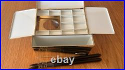 Travel brass paint box with water container