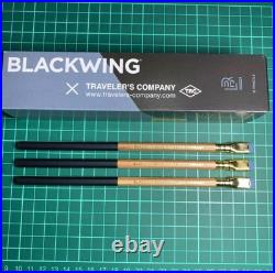 Traveler's Notes Blackwing Pencils 3-pack with Box 2B gold logo limited edition