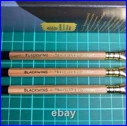 Traveler's Notes Blackwing Pencils 3-pack with Box 2B gold logo limited edition