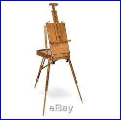 Traveling French Easel Wooden Sketch Box Portable Folding Durable Artist Tripod