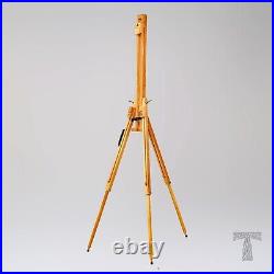 Tripod easel TM-1U, the strongest plein air easel, work on the street, classrooms