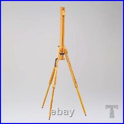Tripod easel TM-1U, the strongest plein air easel, work on the street, classrooms