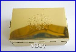 UNUSED! Vintage Rare The Frazer Price Brass Traveling Watercolour Palette Box