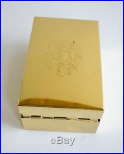 UNUSED! Vintage Rare The Frazer Price Brass Traveling Watercolour Palette Box