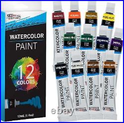 US Art Supply 136-Piece Deluxe Watercolor Set