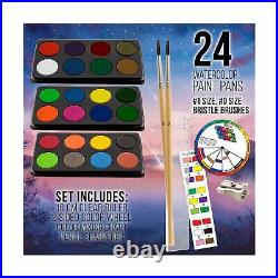 US Art Supply 162 Piece-Deluxe Mega Wood Box Art, Painting & Drawing Set that
