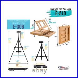 U. S. Art Supply 70-Piece Artist Watercolor Painting Set with Aluminum Field E