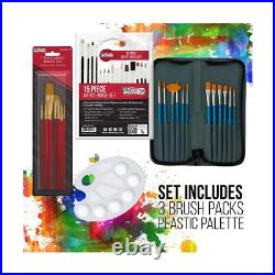 U. S. Art Supply 70-Piece Artist Watercolor Painting Set with Aluminum Field E