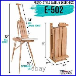 U. S. Art Supply Coronado Small Box Wooden French Style Field and Studio Sketc