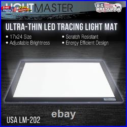 U. S. Art Supply Lightmaster LED Light Box 17x24 A2 Dimmable Pad