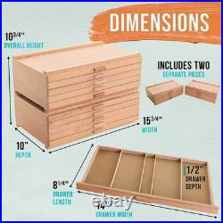 U. S. Art Supply WB-430 10-Drawer Artist Tool Storage Box