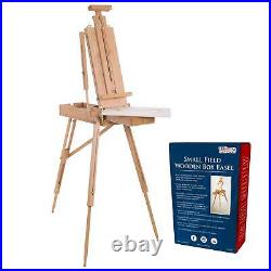 U. S. Art Supply Wooden French Style Field and Studio Sketchbox Tripod Box Easel