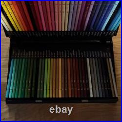 Uni Colored Pencil & Watercolor Pencils Set, 4 Pencils Missing, Used