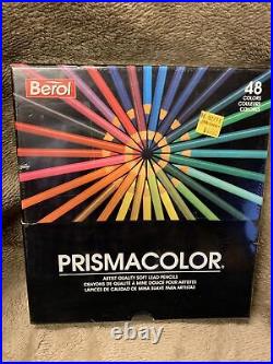VINTAGE Prismacolor 1993 Colored Pencils 48 Colors PC955 Brand New Sealed box