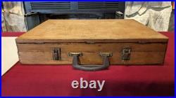 VTG Grumbacher Wooden Art Box With Pallet
