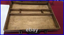 VTG Grumbacher Wooden Art Box With Pallet