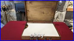 VTG Grumbacher Wooden Art Box With Pallet