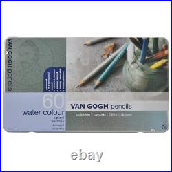 Van Gogh Pencil 60 Colored Watercolour Pencil Metal Case T9774-0065