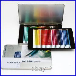 Van Gogh Pencil 60 Colored Watercolour Pencil Metal Case T9774-0065