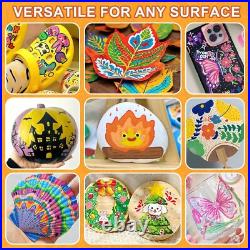 Versatile 180 Paint Pens in Organized Storage Box Perfect for All Art Styles