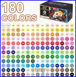 Versatile 180 Paint Pens in Organized Storage Box Perfect for All Art Styles