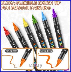 Versatile 180 Paint Pens in Organized Storage Box Perfect for All Art Styles