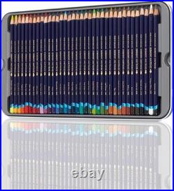 Versatile Inktense Water Soluble Pencils 36 Assorted Colors for Unique Artwork