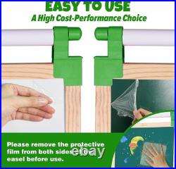 Versatile Kids Art Easel Magnetic Green Chalkboard & Accessories for Ages 2-12