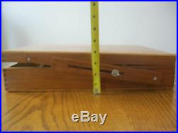 Vintage Artist Quality Table Top Easel Box Mahogany Wood