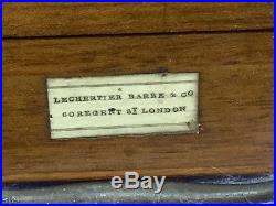 Vintage Artists Lechertier Barbe & Co Walnut Pochade Box Art Painting