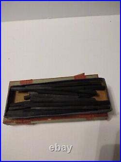 Vintage Box of Artists Charcoal Sticks Antique Fusains Venitiens Paris France