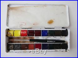 Vintage Collectable Daler Rowney Artists Watercolour Paint Bijou Box Rare