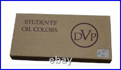 Vintage DVP Da Vinci Student's Oil Paint Colors 10 Tubes. 4 fl oz each Boxed USA