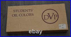 Vintage DVP Da Vinci Student's Oil Paint Colors 10 Tubes. 4 fl oz each Boxed USA