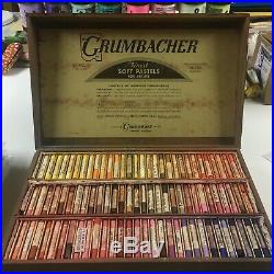 Vintage Grumbacher 180 Color Pastel Box Set-unused