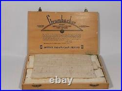 Vintage Grumbacher 40 Finest Soft Pastels Landscape Wood Box series 11 USA made
