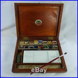 Vintage Landseer Watercolour Artists Paint Box Original Condition