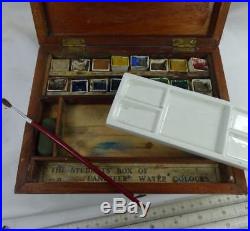 Vintage Landseer Watercolour Artists Paint Box Original Condition